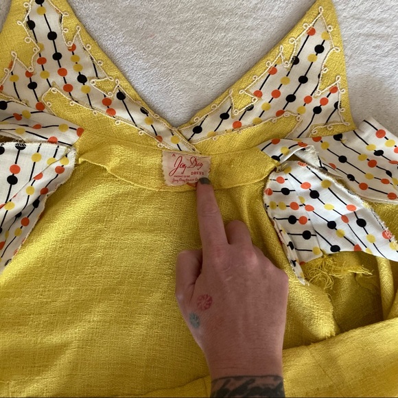 Jay Day vintage coordinate dress, jacket and belt - Picture 8 of 15